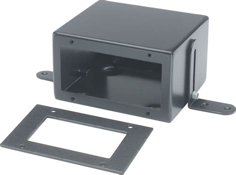 noshok 2000-enc1 nema 4 enclosure black painted steel box|Part Number 2000.